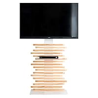 Amazon.co.jp: タンスのゲン テレビスタンド ハイタイプ 天然木 震度7